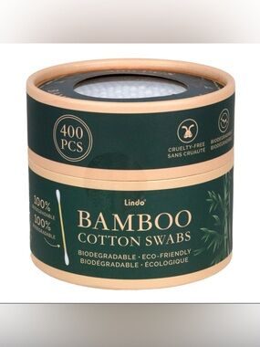 Lindo 400 Bamboo Q Tips